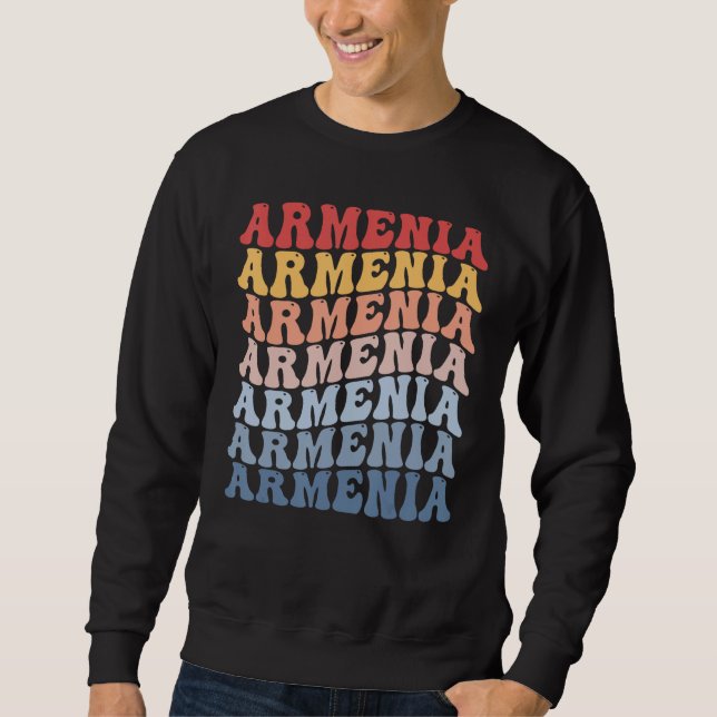 Moletom Armênia Groovy Retro Armênio (Frente)