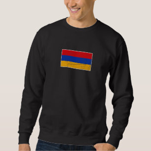 Moletom Armênio Sinalizador com cores nacionais vindas da