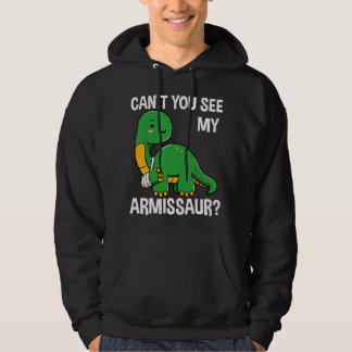Moletom Armissaur Ossos Quebrados Lesão no Braço Dinossaur