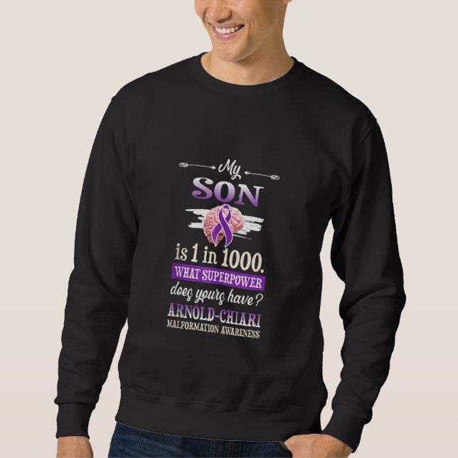 Moletom Arnold Chiari Malformation Warrior Treat Survivor (Frente)