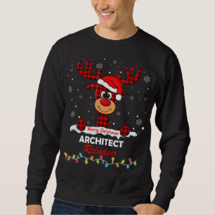 Moletom Arquiteto Reindeer Santa Hat Buffalo - Xadrez Chri