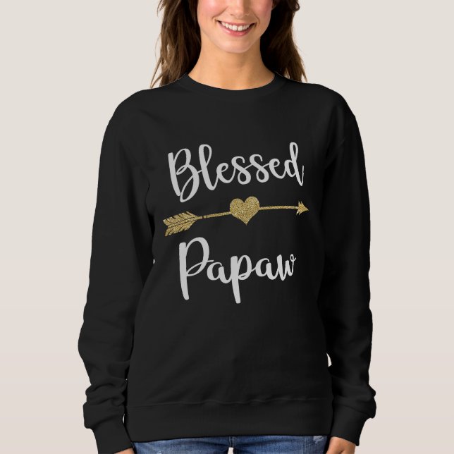 Moletom Arrow Blessed Papaw   Idea For Thanksgiving (Frente)