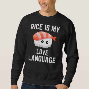 Moletom Arroz É Minha Língua De Amor