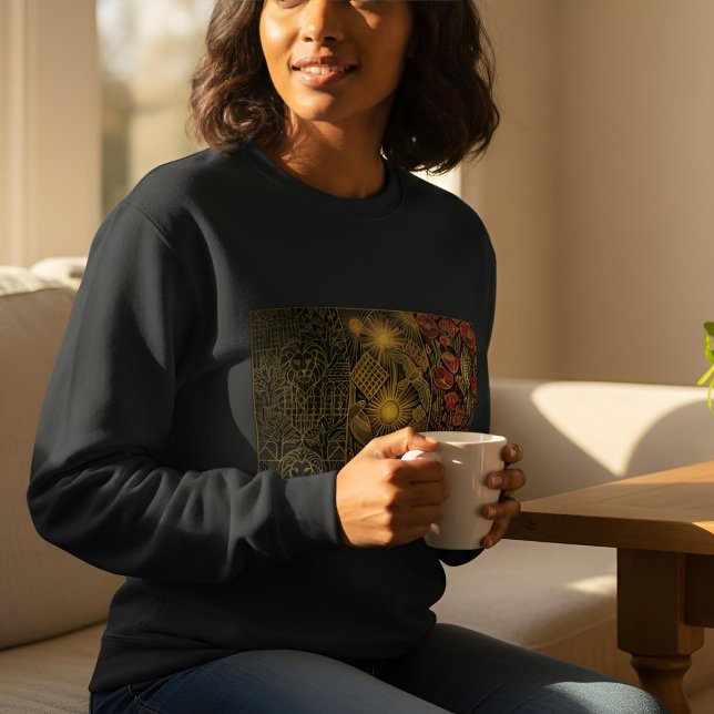 Moletom Art Deco Heritage Flag | Austria | Classic 1920s (Lifestyle Shot)