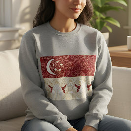 Moletom Art Deco Heritage Flag | Singapore | 1920s Design