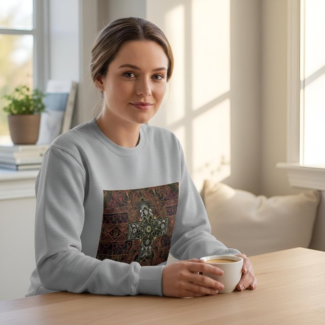 Moletom Art Deco Heritage Flag | Switzerland | 1920s (Lifestyle Shot)