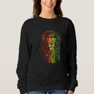 Moletom Art Dreadlock Rastafari Lion Zion Reggae