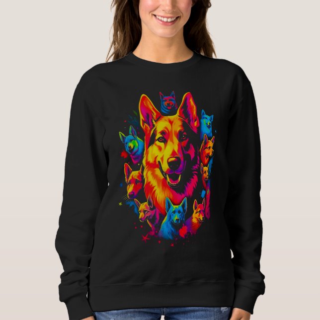 Moletom Art German Shepherd Dog Best Friends (Frente)