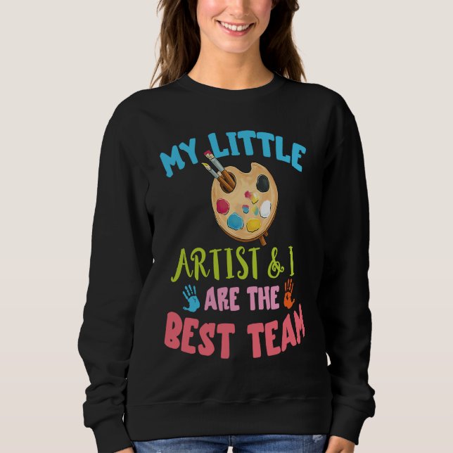 Moletom Art Teacher Best Team Artist Art Student Paint Art (Frente)
