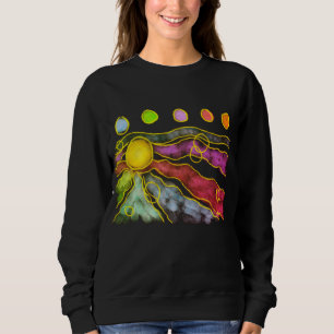 Moletom Arte abstrata funky para vestir