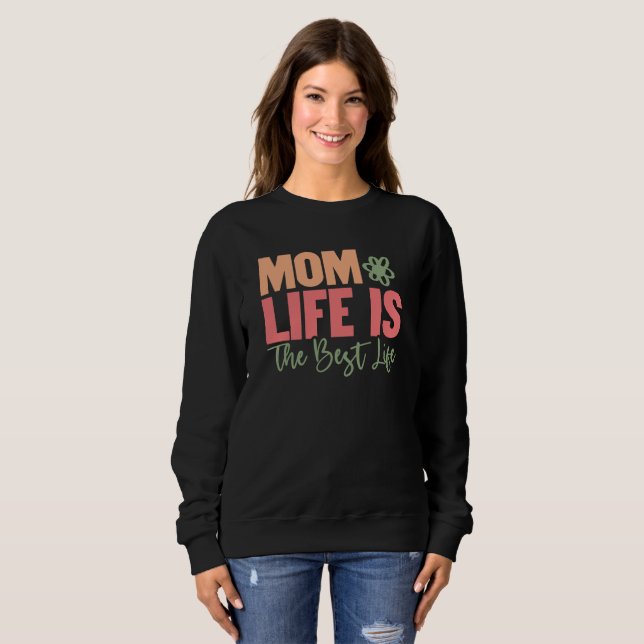 Moletom Arte com palavras da vida de Mãe Fofa (Frente Completa)