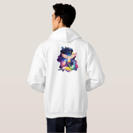 Moletom Arte da Deusa Cósmica & Ave Celestial Voadora
