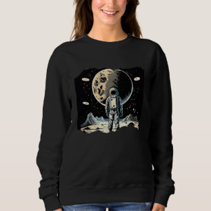 Moletom Arte de Astronauta no Espaço  2