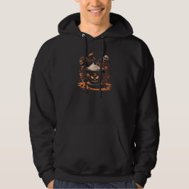 Moletom Arte de Café de Halloween – Latte Assustador com E