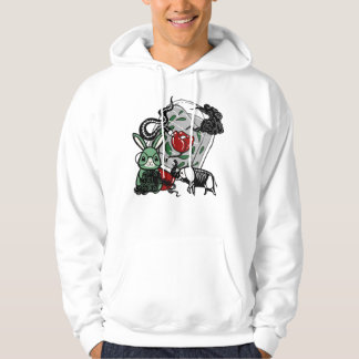 Moletom Arte de Elefante Esqueleto & Coelho Gótico Geek