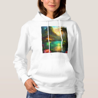 Moletom Arte de Fantasia Tropical Ultra Realista