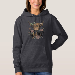 Moletom Arte de Ferradura Floral Vintage Amor de Vaca das