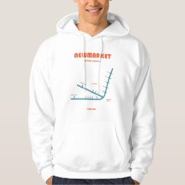 Moletom Arte de Linha Minimalista Retro do Hipódromo de Ne
