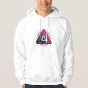 Moletom Arte de Símbolo Espiritual Geometria Sagrada Olho