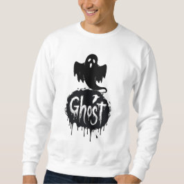 Moletom Arte de texto pingando - Horror Sombrio Fantasma
