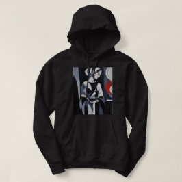 Moletom Arte Deco em Preto e Branco de Mulher Arte de Pare