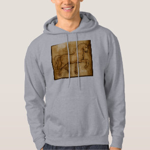 Moletom Arte do cavalo de Leonardo da Vinci