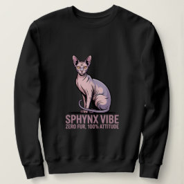 Moletom Arte do Gato Sphynx sob Luz Solar