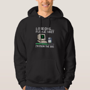 Moletom Arte em Pixel de Tela de Carregamento Retro dos An