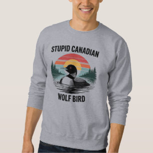 Moletom Arte engraçada da mergulhã canadense com estilo de