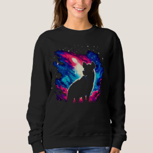 Moletom Arte Espacial Cósmica legal Hyena Galaxy