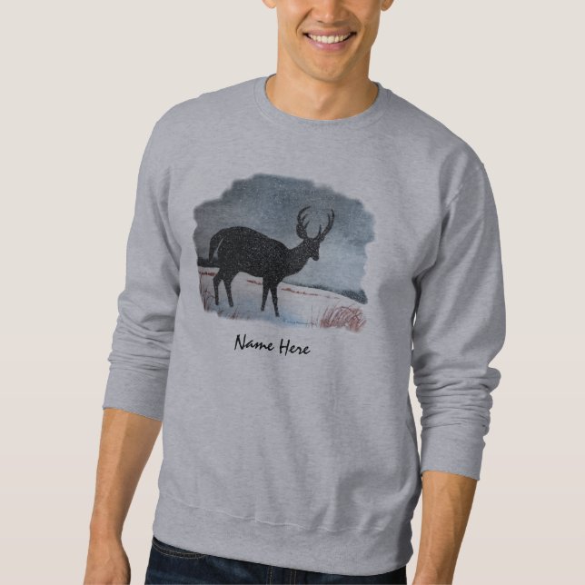 Moletom Arte espanada neve dos cervos (Frente)