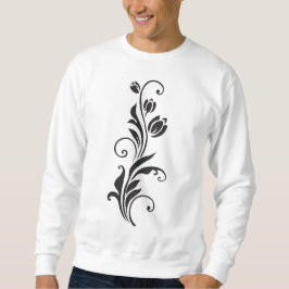 Moletom Arte Floral Ornamental Elegante