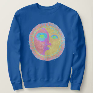 Moletom Arte Incrivelmente Abstrato Sun Face Wearable