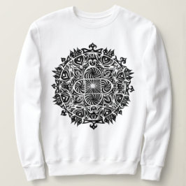 Moletom Arte Intrincada de Mandalas Hipnóticos