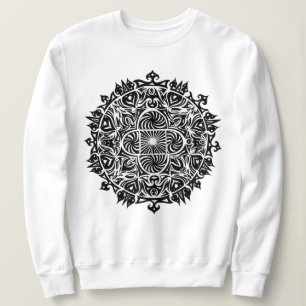 Moletom Arte Intrincada de Mandalas Hipnóticos