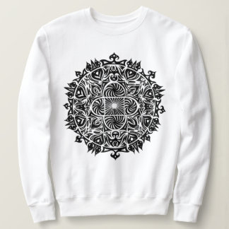 Moletom Arte Intrincada de Mandalas Hipnóticos