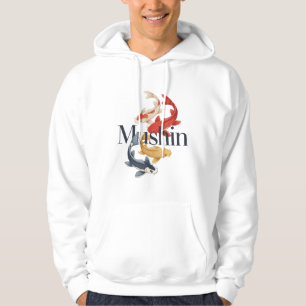 Moletom Arte Japonesa de Koi Mushin para Fluxo e Foco