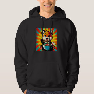 Moletom Arte Japonesa Pop Amante de Macarrão Vida Selvagem