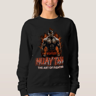 Moletom Arte Marcial Muay Tailandesa Combatendo O MMA Tail