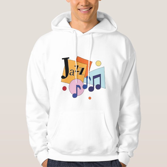 Moletom Arte Moderna de Jazz Colorido Design (Frente)