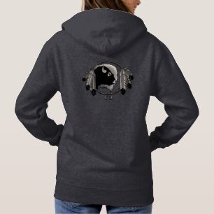Moletom Arte nativa Hoodie Mulheres Metis Jaqueta da vida