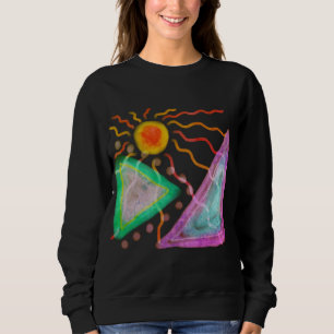 Moletom Arte Original Abstrato Sun para Vestir