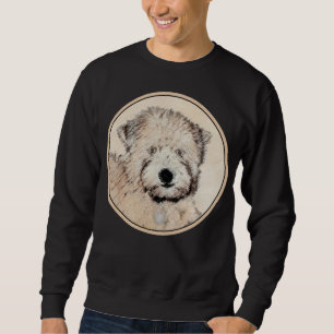 Moletom Arte original de pintura terrier com revestimento