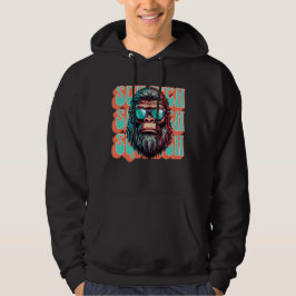 Moletom Arte Pop de Cômico de Estilo Retro Squatch Vintage