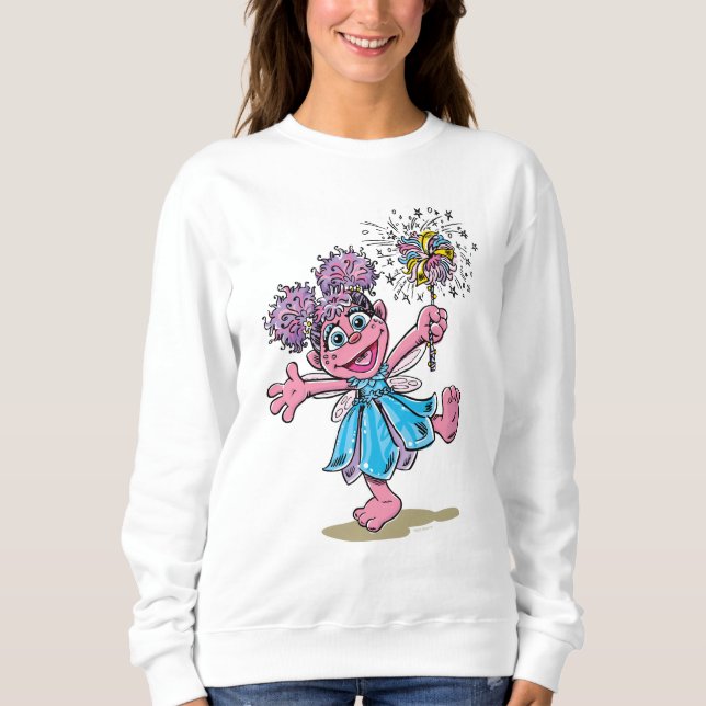 Moletom Arte Retro da Abby Cadabby de Sesame Street (Frente)