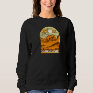 Moletom Arte Vintage do Parque Nacional de Zion Lembrança