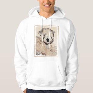 Moletom Arte Wheaten Macio-Revestida do cão da pintura do