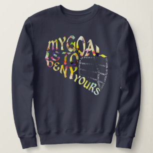 Moletom Arte Wordle De Máscara De Goalie Goalie