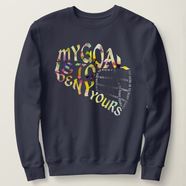 Moletom Arte Wordle De Máscara De Goalie Goalie (Frente do Design)