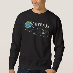 Moletom Artemis 1 Roteiro Mapa SLS - Missão de Lançamento 